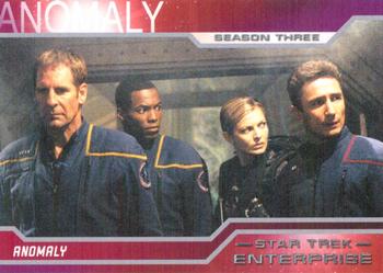 2004 Rittenhouse Star Trek Enterprise Season 3 #166 Inexplicable spatial anomalies deep inside the Front