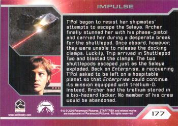 2004 Rittenhouse Star Trek Enterprise Season 3 #177 T'Pol began to resist her shipmates' attempts Back