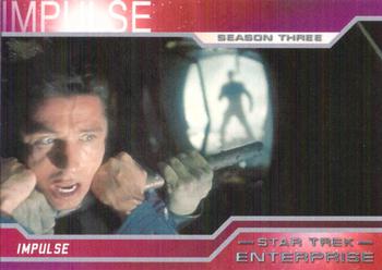 2004 Rittenhouse Star Trek Enterprise Season 3 #177 T'Pol began to resist her shipmates' attempts Front