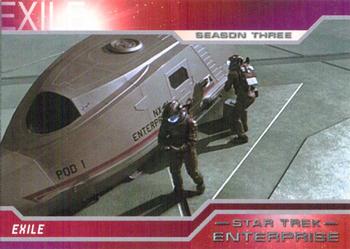 2004 Rittenhouse Star Trek Enterprise Season 3 #179 Archer and Trip's shuttlepod penetrated the sp Front