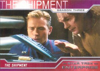 2004 Rittenhouse Star Trek Enterprise Season 3 #182 On Enterprise, Trip and Phlox studied a Xindi Front