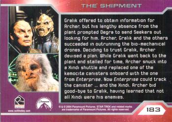 2004 Rittenhouse Star Trek Enterprise Season 3 #183 Gralik offered to obtain information for Arche Back