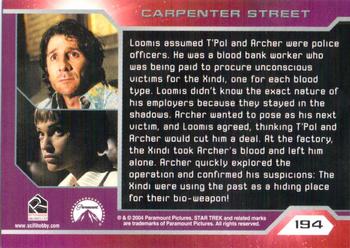 2004 Rittenhouse Star Trek Enterprise Season 3 #194 Loomis assumed T'Pol and Archer were police of Back