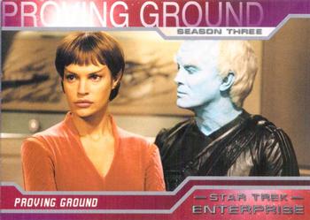 2004 Rittenhouse Star Trek Enterprise Season 3 #199 Hot on the trail of the Xindi superweapon, Ent Front