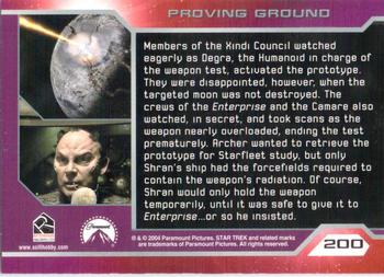 2004 Rittenhouse Star Trek Enterprise Season 3 #200 Members of the Xindi Council watched eagerly a Back