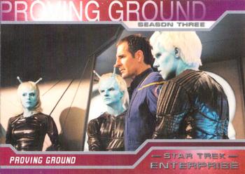 2004 Rittenhouse Star Trek Enterprise Season 3 #201 Once the Xindi weapon was aboard Shran's ship, Front