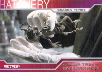 2004 Rittenhouse Star Trek Enterprise Season 3 #211 The wreckage of a Xindi-Insectoid ship appeare Front