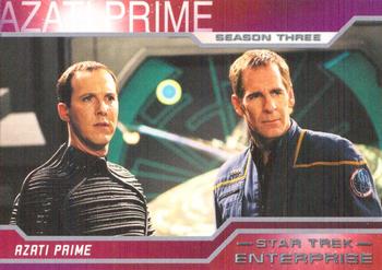 2004 Rittenhouse Star Trek Enterprise Season 3 #214 A Xindi detection grid at Azati Prime forced E Front