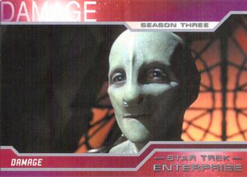 2004 Rittenhouse Star Trek Enterprise Season 3 #218 E'Deck was a vacuum, but that didn't stop T'Po Front