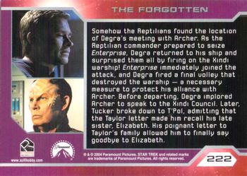 2004 Rittenhouse Star Trek Enterprise Season 3 #222 Somehow the Reptilians found the location of D Back
