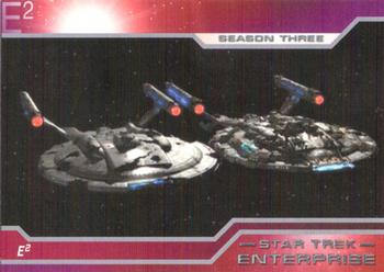 2004 Rittenhouse Star Trek Enterprise Season 3 #223 The Starfleet X-Class vessel that dropped out Front