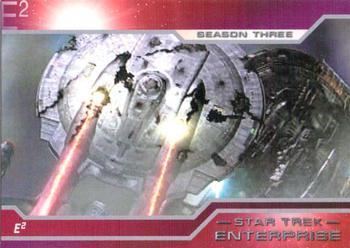 2004 Rittenhouse Star Trek Enterprise Season 3 #225 The two Enterprises exchanged fire until Arche Front
