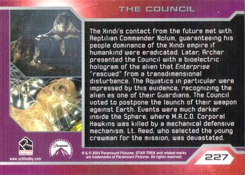 2004 Rittenhouse Star Trek Enterprise Season 3 #227 The Xindi's contact from the future met with R Back
