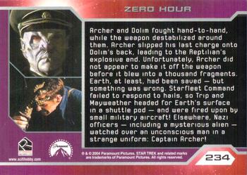 2004 Rittenhouse Star Trek Enterprise Season 3 #234 Archer and Dolim fought hand-to-hand, while th Back