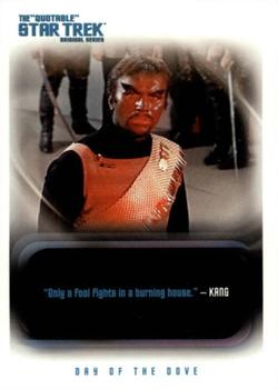 2004 Rittenhouse The Quotable Star Trek Original Series #67 Kang: Day of the Dove Front