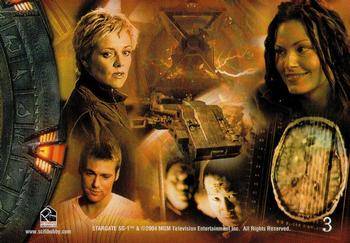 2004 Rittenhouse Stargate SG-1 Season 6 #3 (Title Triptych) Back