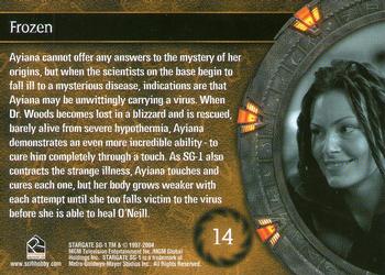 2004 Rittenhouse Stargate SG-1 Season 6 #14 Ayiana cannot offer any answers to the mystery Back