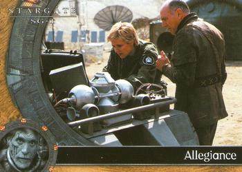 2004 Rittenhouse Stargate SG-1 Season 6 #30 The stargate is heavily guarded, and Carter an Front