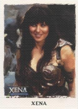 2004 Rittenhouse Xena Art & Images #8 (puzzle bottom middle) - Xena Front
