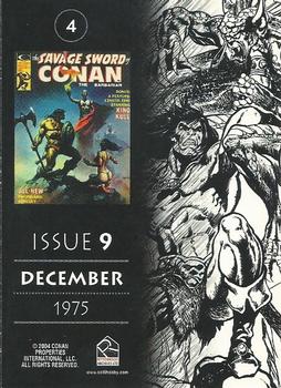 2004 Rittenhouse Conan: Art of the Hyborian Age #4 Issue 9 - December 1975 Back
