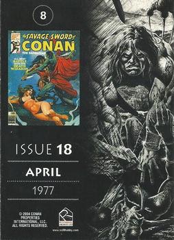 2004 Rittenhouse Conan: Art of the Hyborian Age #8 Issue 18 - April 1977 Back