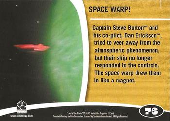 2004 Rittenhouse Fantasy Worlds of Irwin Allen #76 Space Warp! Back