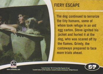 2004 Rittenhouse Fantasy Worlds of Irwin Allen #97 Fiery Escape Back