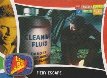 2004 Rittenhouse Fantasy Worlds of Irwin Allen #97 Fiery Escape Front