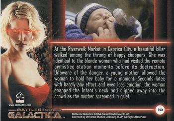2005 Rittenhouse Battlestar Galactica Premiere Edition #10 A Killer among Us Back