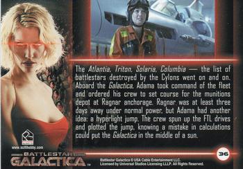 2005 Rittenhouse Battlestar Galactica Premiere Edition #36 Adama Takes Command Back