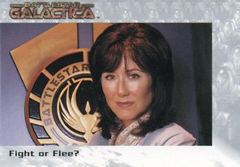 2005 Rittenhouse Battlestar Galactica Premiere Edition #59 Fight or Flee? Front