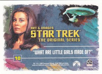 2005 Rittenhouse Star Trek: The Original Series: Art and Images #10 What Are Little Girls Made Of? Back
