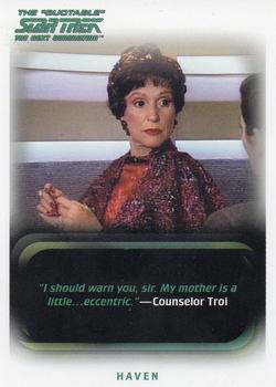 2005 Rittenhouse The Quotable Star Trek: The Next Generation #105 Haven Front