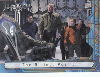 2005 Rittenhouse Stargate Atlantis Season 1 #4 A team of scientists headed by Dr. Elizabeth Front