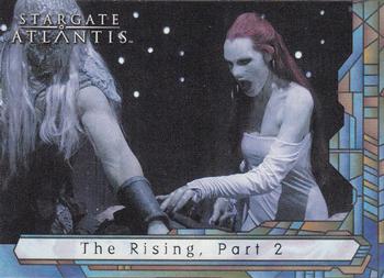 2005 Rittenhouse Stargate Atlantis Season 1 #9 After arriving on the planet, Sheppard's tea Front