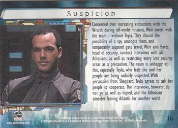 2005 Rittenhouse Stargate Atlantis Season 1 #16 Concerned over increasing encounters with th Back