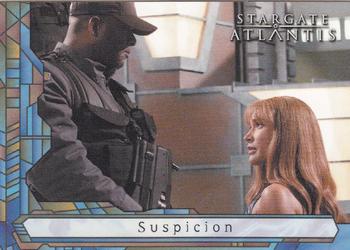 2005 Rittenhouse Stargate Atlantis Season 1 #16 Concerned over increasing encounters with th Front