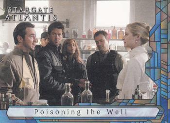 2005 Rittenhouse Stargate Atlantis Season 1 #23 Beckett is given details and previous histor Front