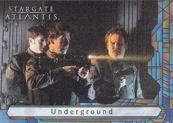 2005 Rittenhouse Stargate Atlantis Season 1 #27 Weir is vehemently against the plan, but She Front