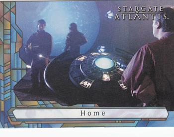 2005 Rittenhouse Stargate Atlantis Season 1 #28 The team visits a mist-covered planet with n Front