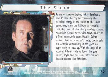 2005 Rittenhouse Stargate Atlantis Season 1 #32 As the evacuation begins, McKay develops a p Back