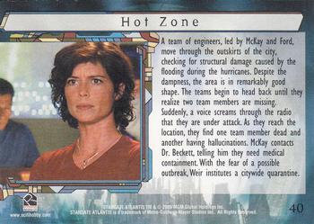 2005 Rittenhouse Stargate Atlantis Season 1 #40 A team of engineers, led by McKay and Ford, Back