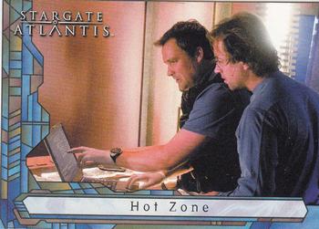 2005 Rittenhouse Stargate Atlantis Season 1 #41 Upon entering the nearby lab, they discovers Front