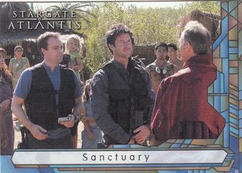 2005 Rittenhouse Stargate Atlantis Season 1 #43 In a desparate race to outrun several Wraith Front