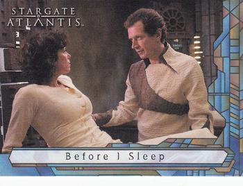 2005 Rittenhouse Stargate Atlantis Season 1 #48 As the older Weir awakens, she tells how the Front