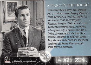 2005 Rittenhouse Twilight Zone Science and Superstition Series 4 #262 The Fortunes have a party, and Fitzgerald pu Back