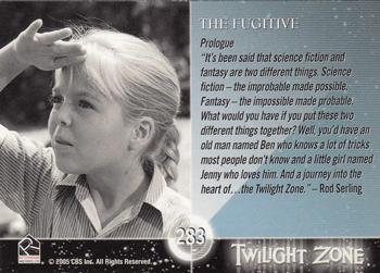 2005 Rittenhouse Twilight Zone Science and Superstition Series 4 #283 The Fugitive Back