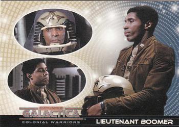 2006 Rittenhouse Battlestar Galactica: Colonial Warriors #20 Lieutenant Boomer Front