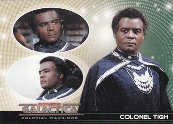 2006 Rittenhouse Battlestar Galactica: Colonial Warriors #26 Colonel Tigh Front