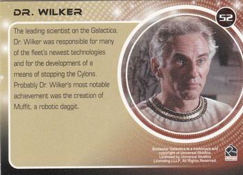 2006 Rittenhouse Battlestar Galactica: Colonial Warriors #52 Dr. Wilker Back